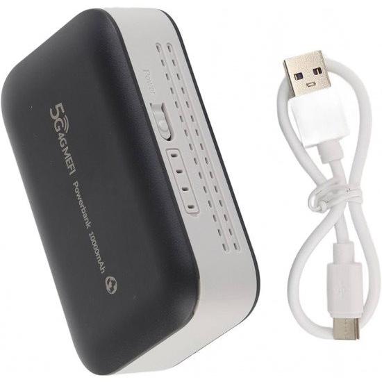 2в1 Преносим рутер и батерия PW100 4G LTE WIFI 300Mbps мобилен Hotspot SIM, Wifi модем 2.4G, 10,000mAH - купи онлайн от MixoMarket