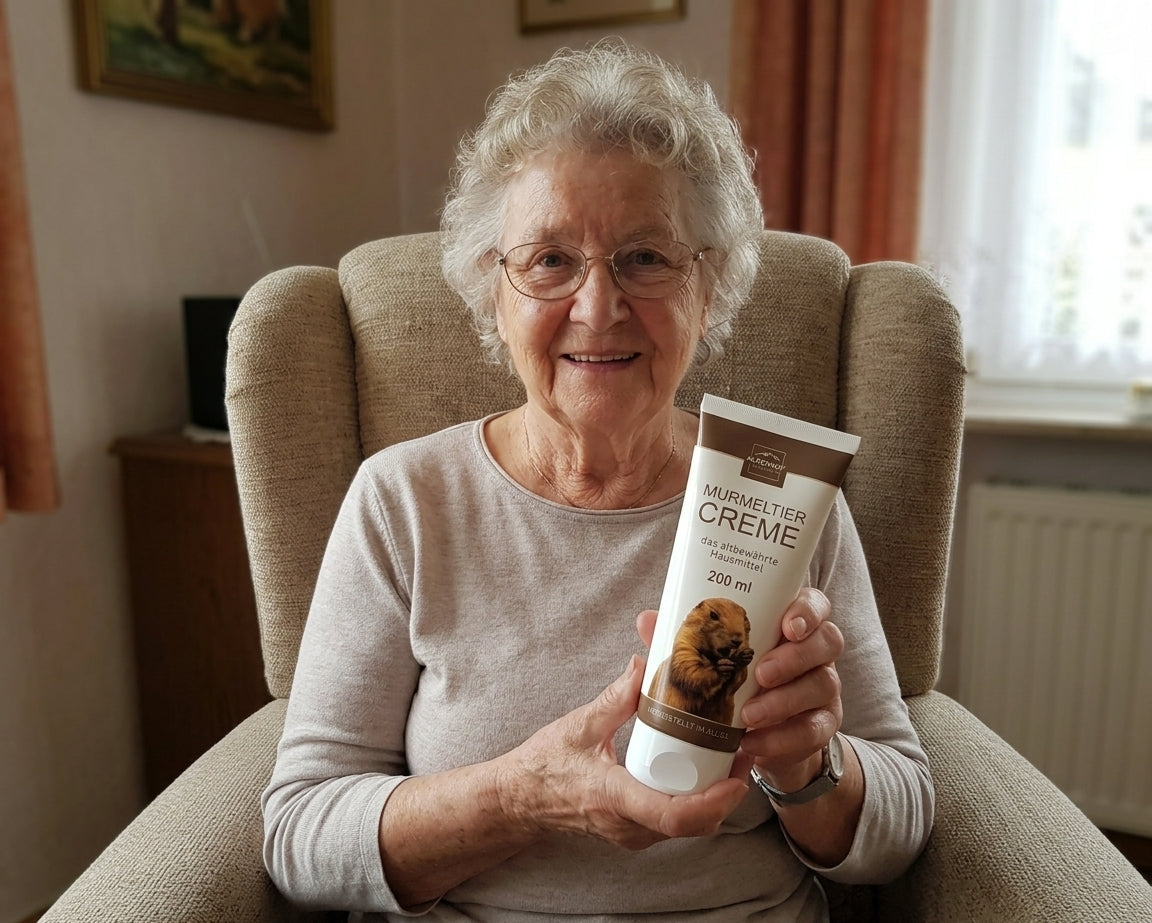 Крем с мас от мармот Alpenhof Murmeltier Creme (200 мл) 🇩🇪 – Традиционната алпийска сила за вашите стави и мускули