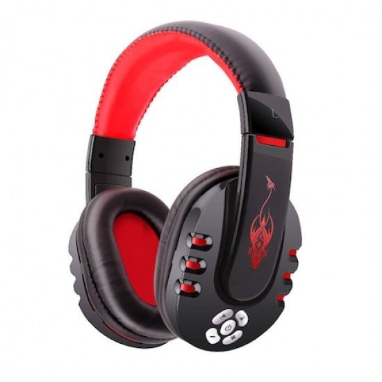 Безжични слушалки Ovleng V8 - Червено и черно - купи онлайн от MixoMarket