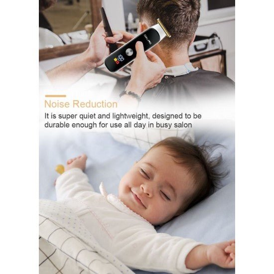 DALING DL-1527 Безжичен акумулаторен тример за подстригване на коса професионална машинка - - продуктова снимка - MixoMarket