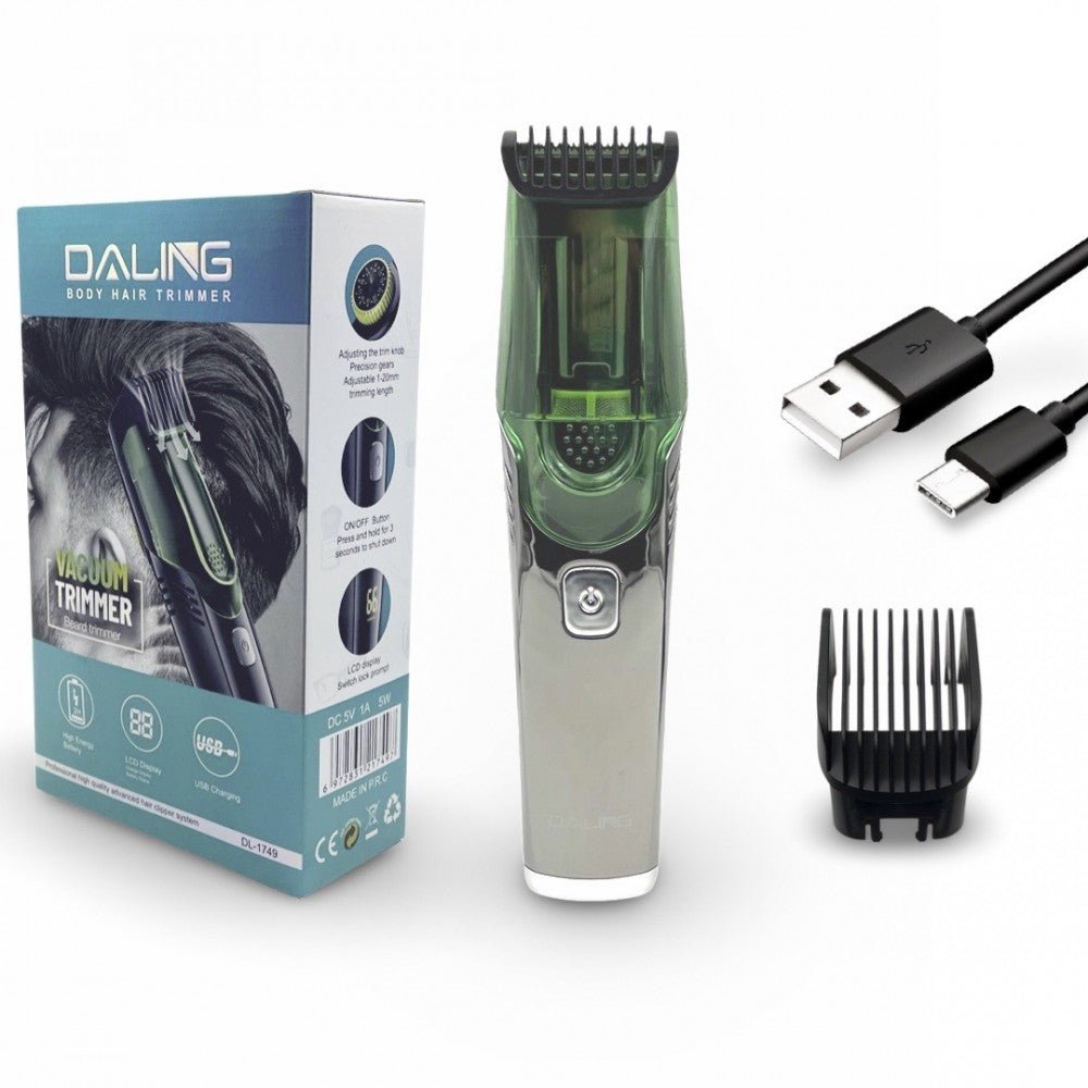 DALING DL-1749 5W Водоустойчив Тример с ВАКУУМ и LCD ДИСПЛЕЙ - купи онлайн от MixoMarket