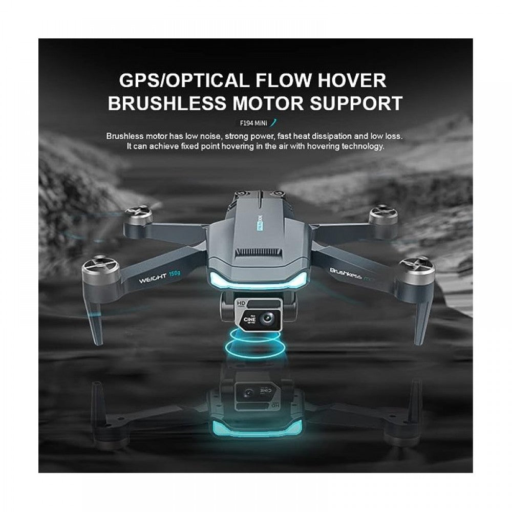 Интелигентен Дрон Night Craft 969 Aerial Drone 4K HD GPS с 2 лещи сгъваем безчеткови мотори и 2 батерии - купи онлайн от MixoMarket
