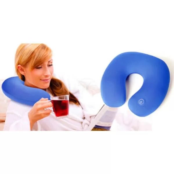 Лека и удобна масажираща възглавница за врат и рамена - - продуктова снимка - MixoMarket