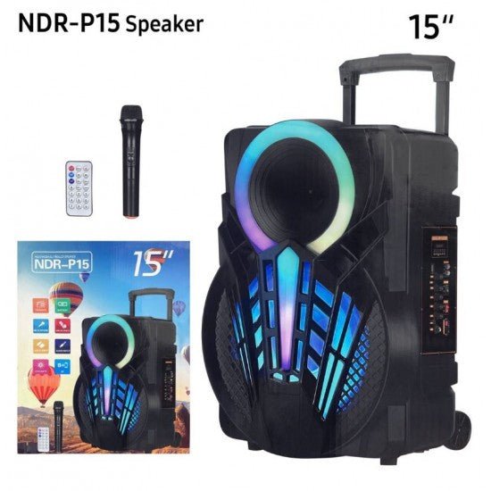 NDR-P15 15 Безжична колона говорител субуфер - купи онлайн от MixoMarket