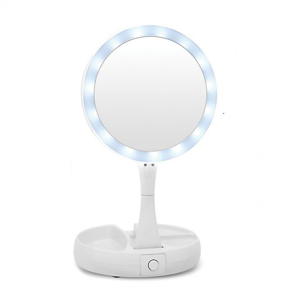 Сгъваемо LED огледало MY FOLDAWAY MIRROR - уред за тялото - продуктова снимка - MixoMarket