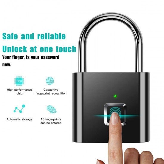 Smart катинар SY-11 презареждащ се с пръстов отпечатък - купи онлайн от MixoMarket