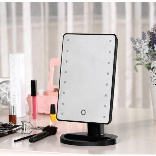 Светещо Лед Огледало Large Led Mirror 16 LED светлини - Бяло - уред за тялото - продуктова снимка - MixoMarket