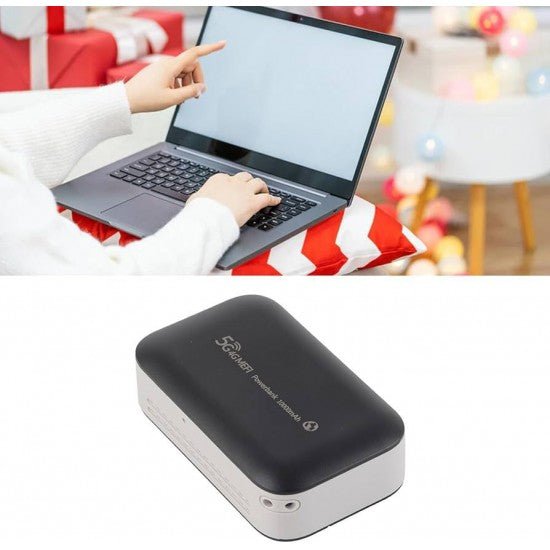 2в1 Преносим рутер и батерия PW100 4G LTE WIFI 300Mbps мобилен Hotspot SIM ,Wifi модем 2.4G 10,000mAH - MixoMarket