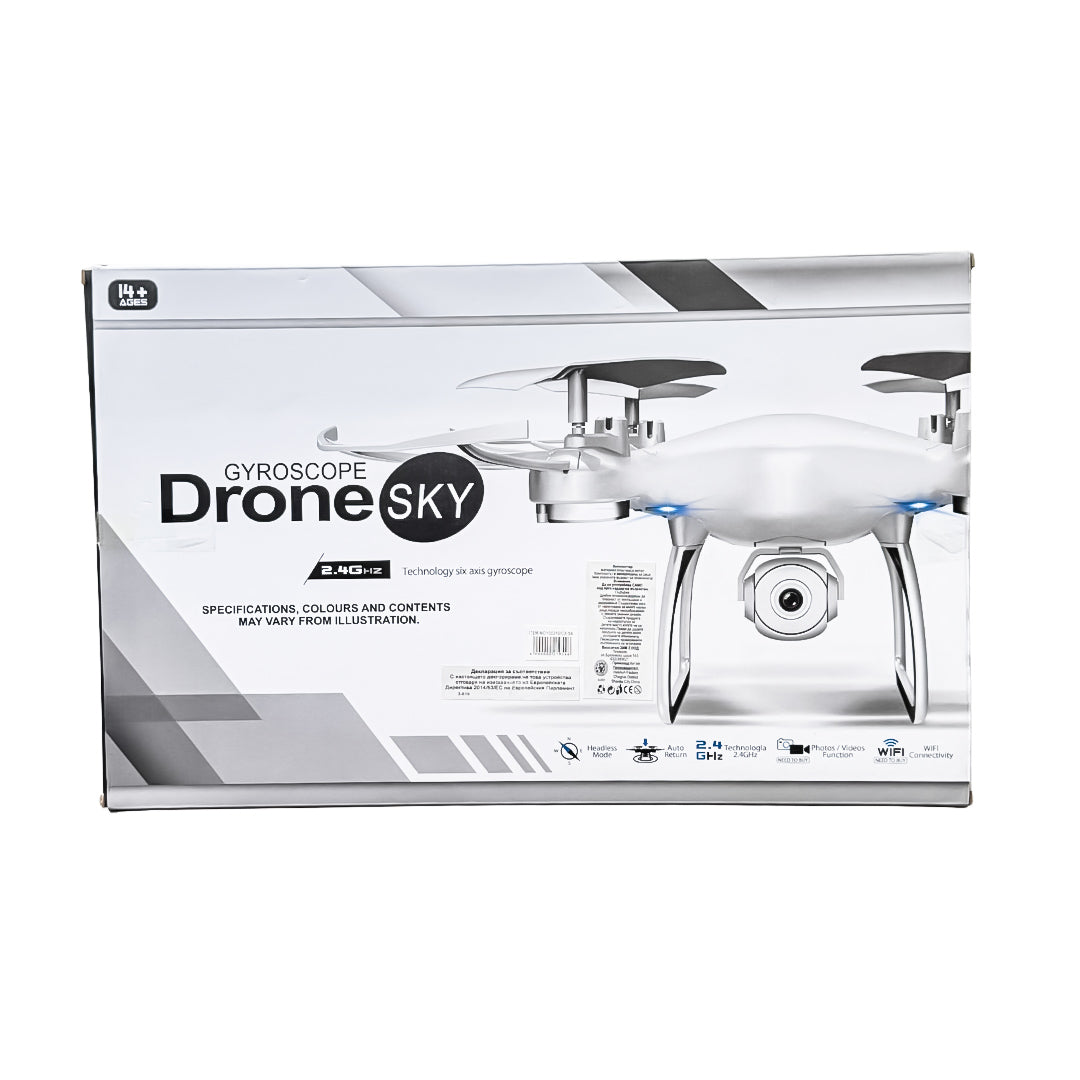 🚁 Дрон Gyroscope Drone SKY — стабилен полет и невероятни въздушни кадри