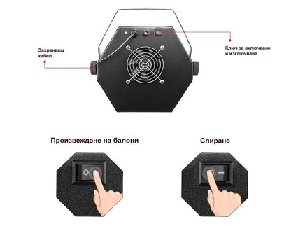Машина за сапунени балончета - купи онлайн от MixoMarket