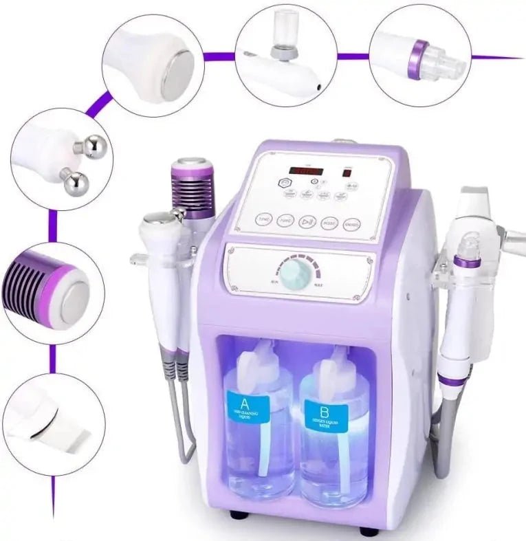 Многофункционална водородно-кислородна машина за лице (Unoisetion Hydra-Facial Machine 6 в 1) - купи онлайн от MixoMarket