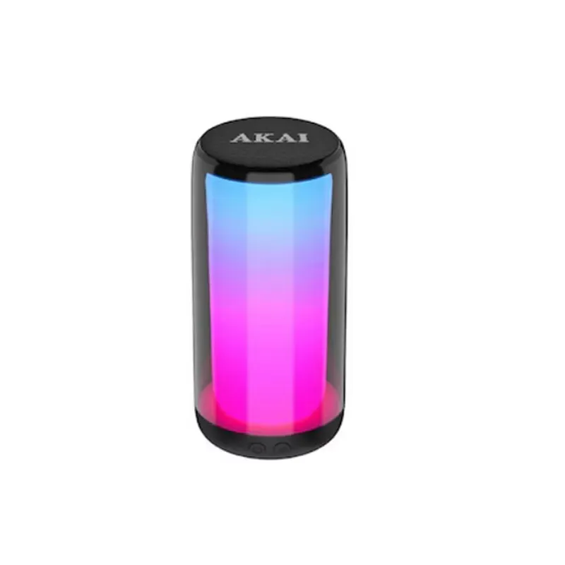 AKAI CS2 GLOW Преносима Bluetooth тонколона с 360° LED светлини