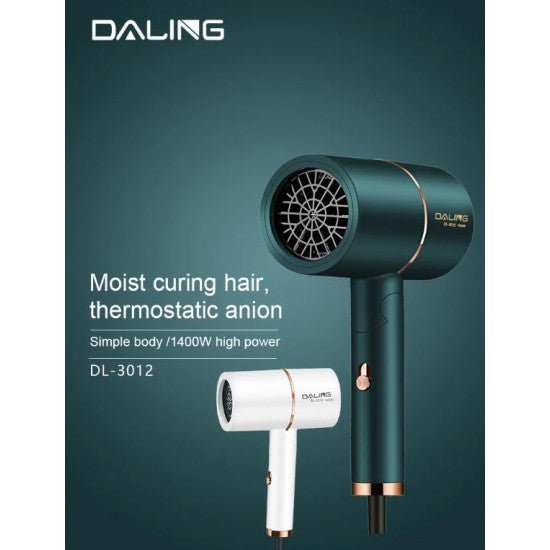 Сешоар DALING DL-3012 1400W Зелен